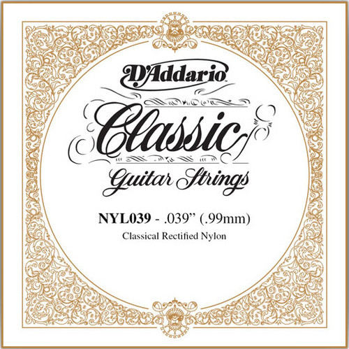 D'Addario Classical Guitar Single Strings - Classics Trebles