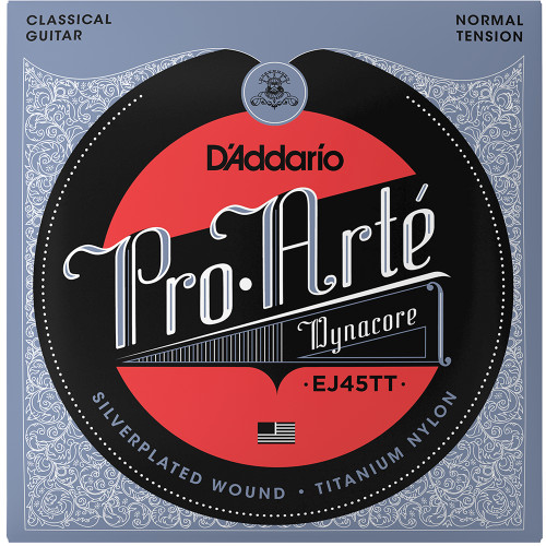 D'Addario Pro Arte Dynacore Classical Guitar Strings EJ45TT Normal Tension D'Addario Pro Arte Dynacore Classical Guitar Strings EJ45TT Normal Tension