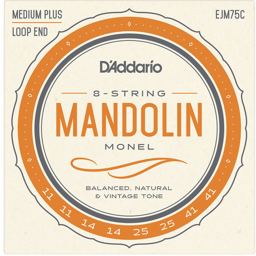 D'Addario EJM75C Monel Mandolin Strings Medium Plus 11-41