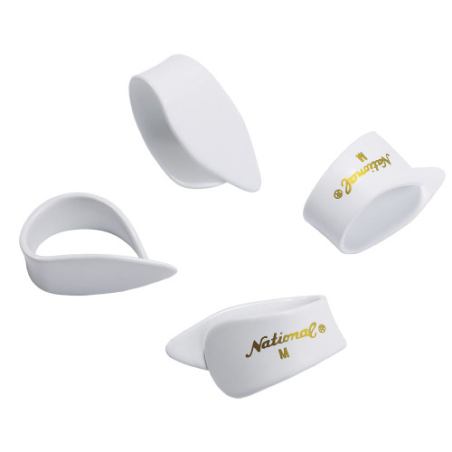 D'Addario National White Thumb Picks