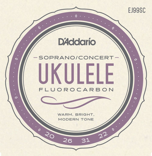 D'Addario Pro Arte Carbon Ukulele Strings EJ99SC Soprano Concert