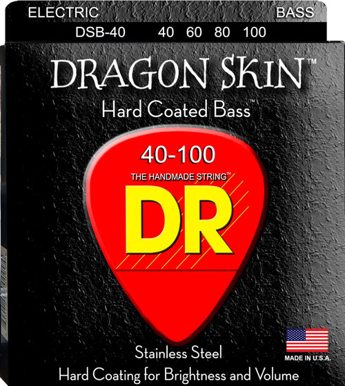 DR Dragon Skin K3 Coated Bass Strings DSB-40 Lite 40-100