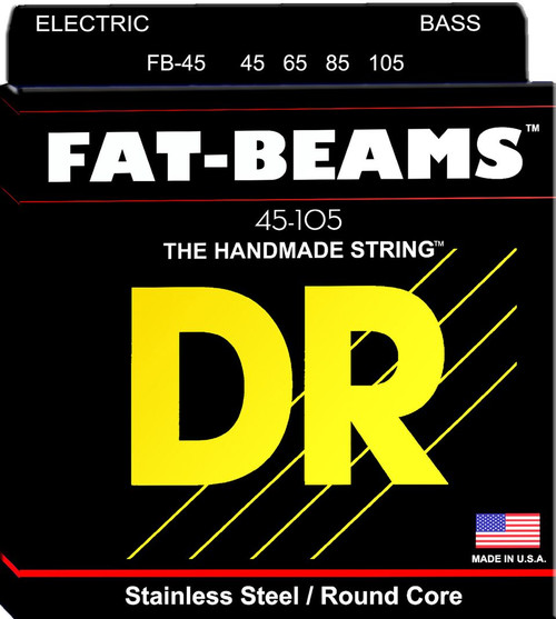 DR Legend Hi-Beam Flats Flatwound Bass Strings FL-45 Medium 45-105