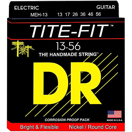 DR Tite-Fit Nickel Plated Electric Guitar Strings MEH-13 Mega-Hvy 13-56