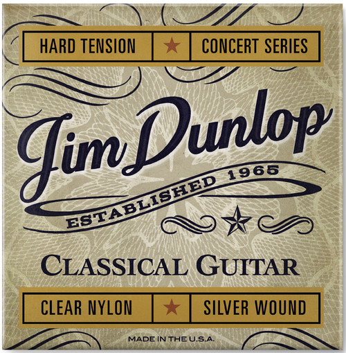 Dunlop Concert Series Clear Nylon/Silver Plated Classical Guitar Strings