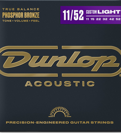 Dunlop Phosphor Bronze Acoustic Guitar Strings DAP1152 Med-Light 11-52