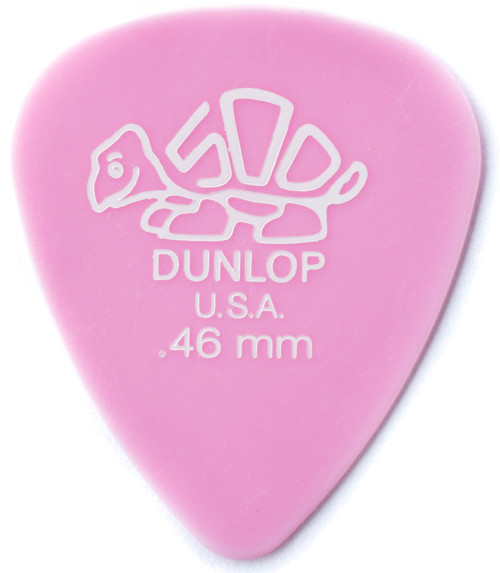 Dunlop Delrin 500 Guitar Picks Pink .71mm 72 Refill Bag