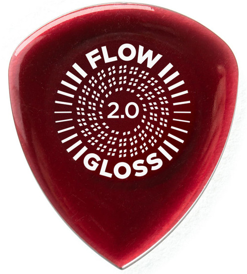 Dunlop Flow Gloss Guitar Picks 2.0mm 12 Refill Bag