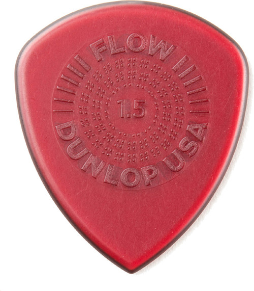 Dunlop Flow Standard Grip Guitar Picks 549 Flow 1.5mm 6 Pack