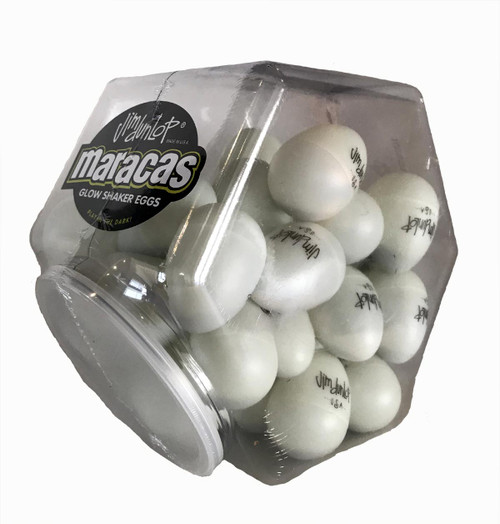 Dunlop Egg Shaker Glow Maracas 36 Piece Display