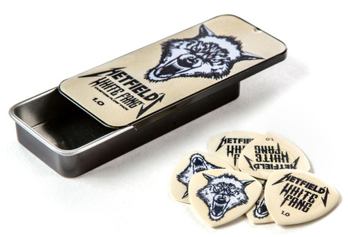 Dunlop James Hetfield's White Fang Guitar Pick Tin .73