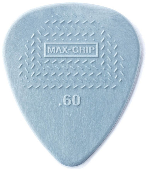 Dunlop Nylon Max Grip Standard Guitar Picks 449 Light Gray .60mm 72 Refill Bag