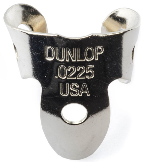 Dunlop Nickel Silver Mini Fingerpicks Tube - 20 Qty 36R.0225 Mini .0225