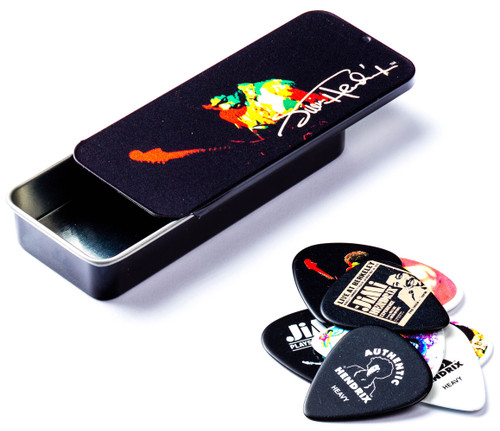 Dunlop Jimi Hendrix Collectors Guitar Picks and Tin JH-PT04H Heavy - Band of Gypsys