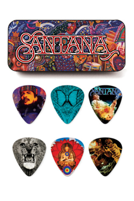 Dunlop Santana Guitar Pick Tin SANPT02H Heavy