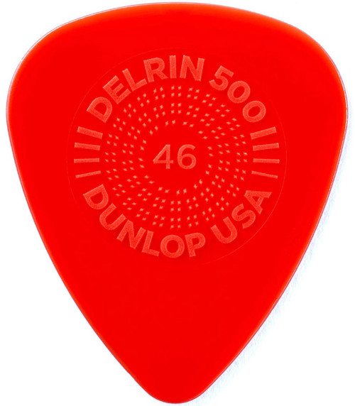 Dunlop Prime Grip Delrin 500 Guitar Picks 450 Red .46mm 72 Refill Bag