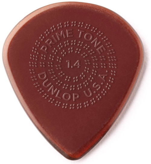 Dunlop PrimeTone Jazz III Sculpted Plectra Picks with Grip 518 PT Jazz III Grip 1.4mm 12 Refill Bag