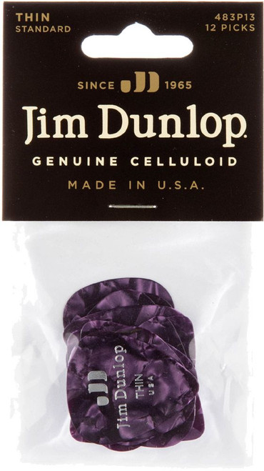 Dunlop Purple Pearl Celluloid Standard Guitar Picks