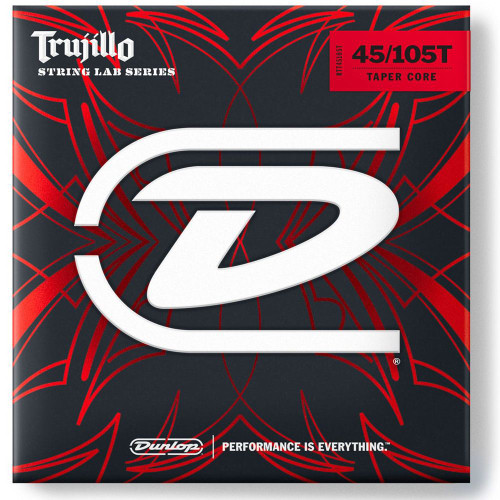 Dunlop RTT45105T Robert Trujillo Signature Icon Series Stainless Steel Electric Bass Strings, 45-105T