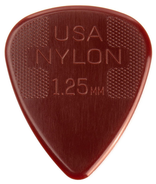 Dunlop Standard Nylon Picks Crimson 1.25mm 12 Pack