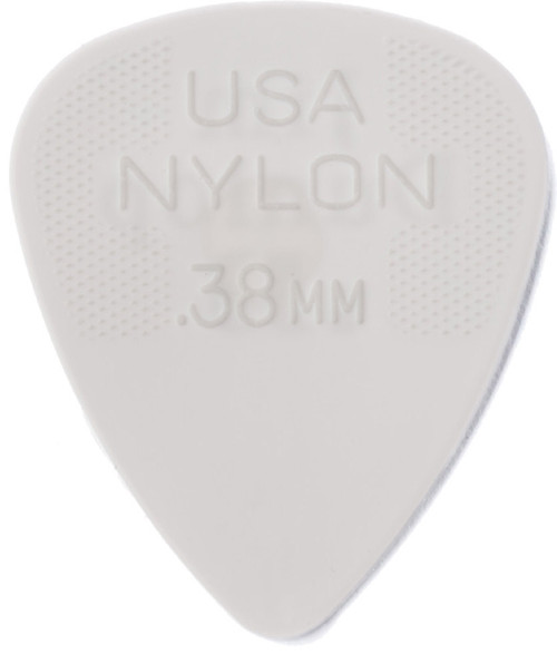 Dunlop Standard Nylon Picks White .38mm 72 Refill Bag