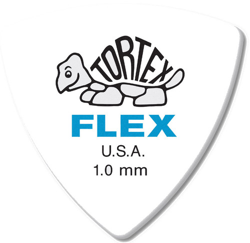 Dunlop Tortex Flex Triangle Guitar Picks 456 Orange .60mm 72