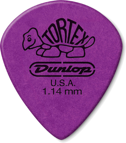 Dunlop Tortex Jazz III XL Guitar Picks 498 Purple 1.14mm 72 Refill Bag