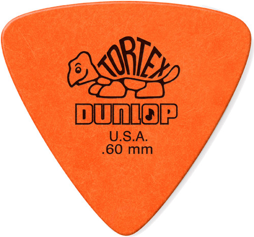 Dunlop Tortex Flex Triangle Guitar Picks 456 Orange .60mm 72