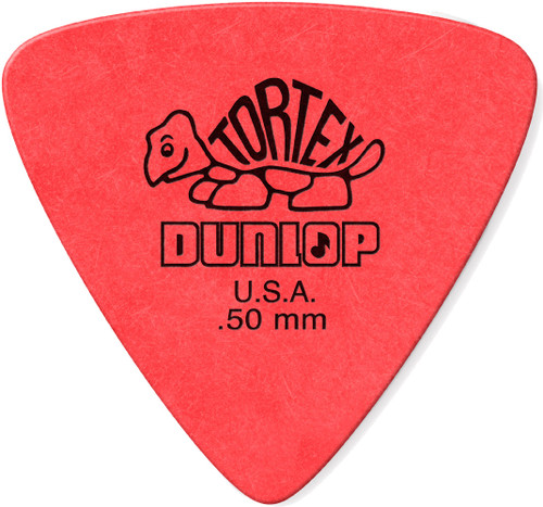 Dunlop Tortex Triangle Guitar Picks 431 Red .50mm 72 Refill Bag