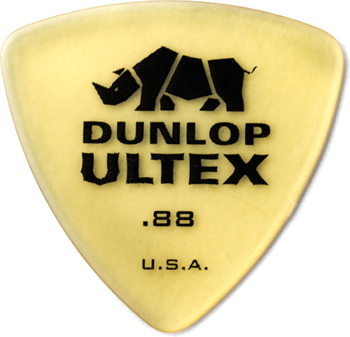 Dunlop Ultex Rounded Triangle Guitar Picks 426 Ultex Tri .88mm 72 Refill Bag