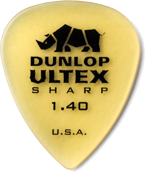 Dunlop Ultex Sharp Guitar Picks 433 Ultex Sharp 1.4 mm 72 Refill Bag