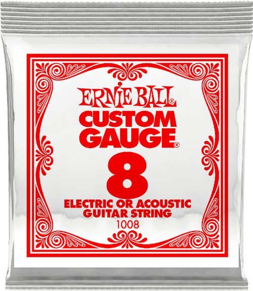 Ernie Ball Plain Steel Single Strings