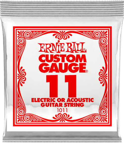 Ernie Ball Plain Steel Single Strings 1011 11