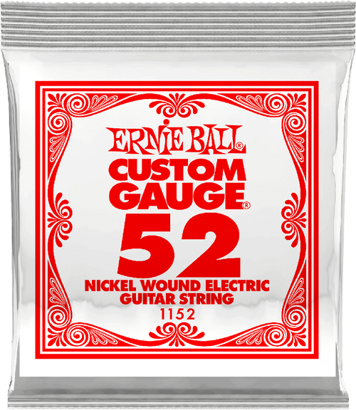 Ernie Ball Nickel Wound Single Strings 1152 52