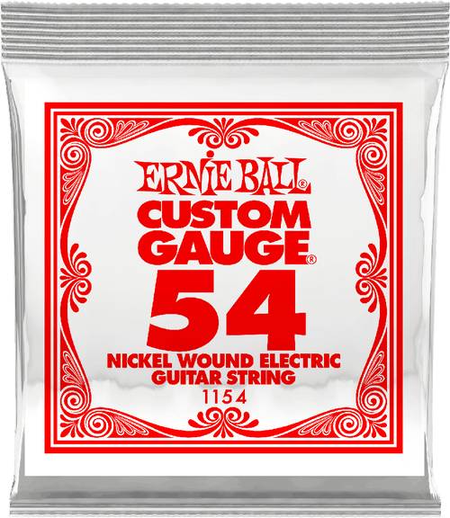 Ernie Ball Nickel Wound Single Strings 1154 54
