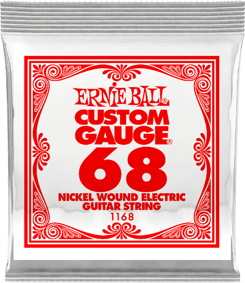 Ernie Ball Nickel Wound Single Strings 1168 68