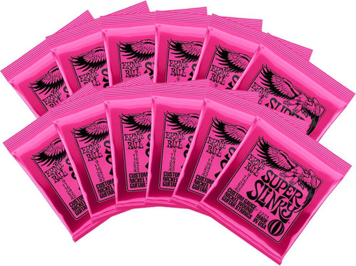 Ernie Ball Slinky Electric Guitar Strings - 12 Pack 2222-12P