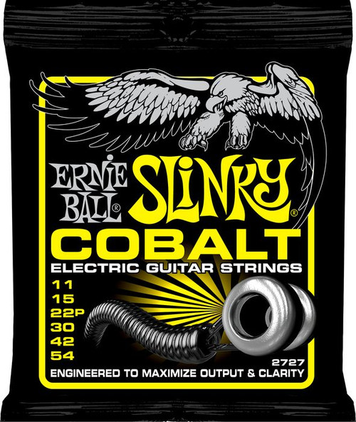 Ernie Ball Cobalt Slinky Electric Guitar Strings 2727 Beefy Slinky 11-54