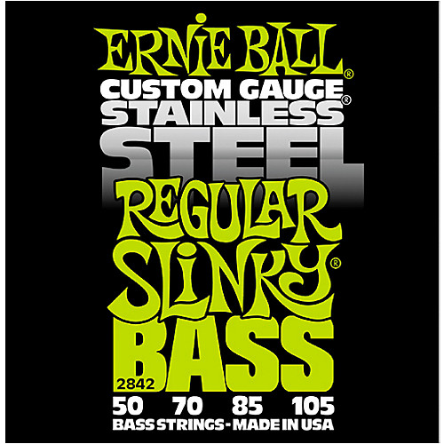 Ernie Ball Stainless Steel Electric Bass Strings