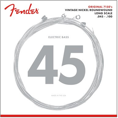 Fender Original 7150's Pure Nickel Roundwound Bass Guitar Strings