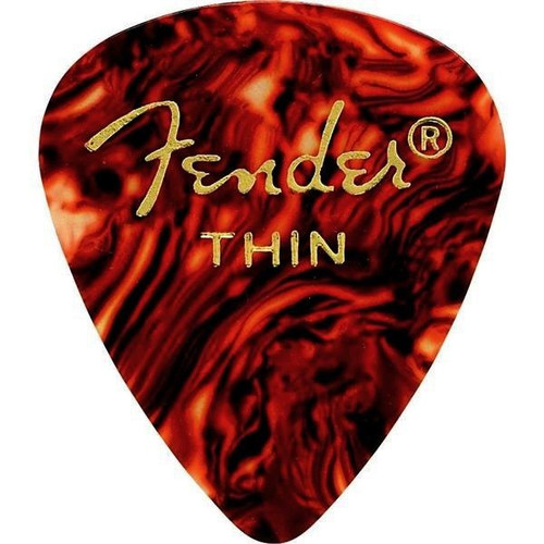 Fender Classic Celluloid Picks - Shell