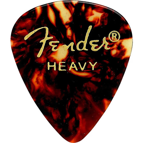 Fender Classic Celluloid Picks - Shell 351-900 Shell Heavy 12 Pack