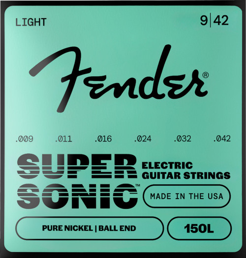 Fender SuperSonic Pure Nickel Wound Electric Guitar Strings