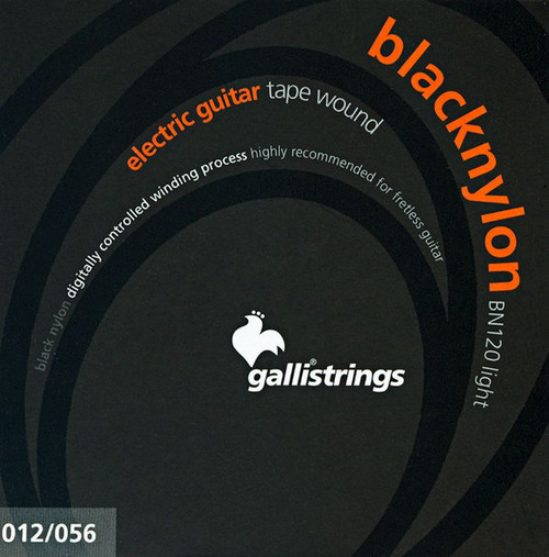 Galli Black Nylon Tape Wound Electric Guitar Strings