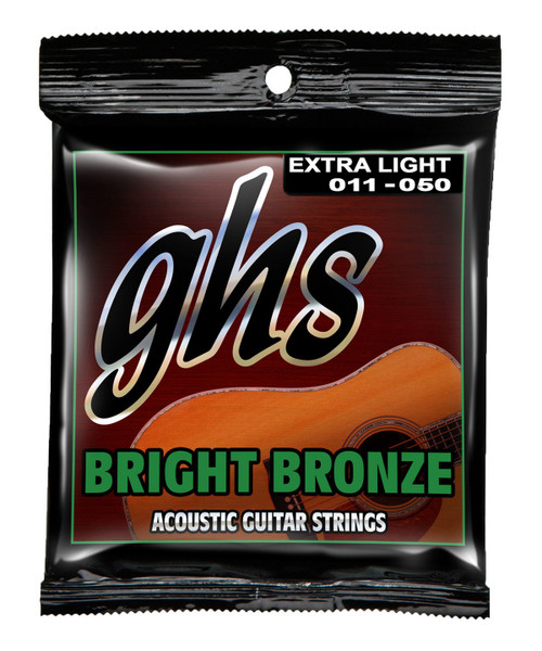 GHS Vintage Bronze Acoustic Guitar Strings VN-XL Extra Light 11-50
