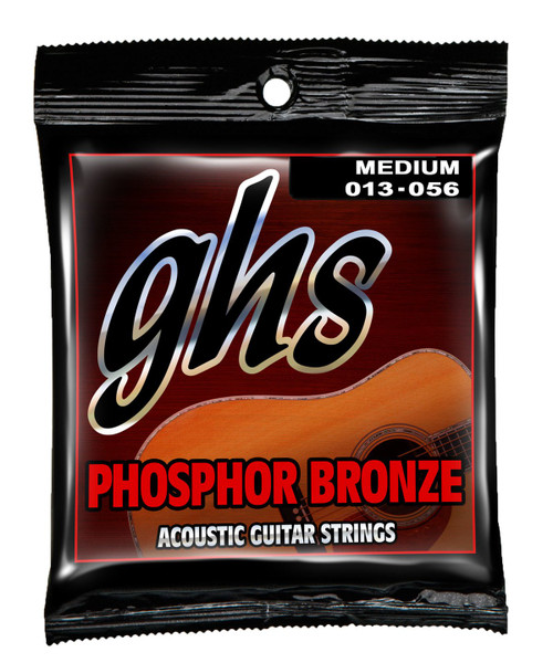 John Pearse Phosphor Bronze Acoustic Guitar Strings 700M Medium 13-56