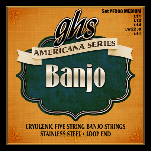 GHS PF175 Sonny Osborne Stainless Steel Banjo Strings 11-22