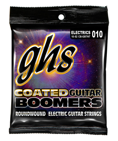 GHS Coated Boomers Electric Guitar Strings CB-GBTNT Thin-Thick 10-52