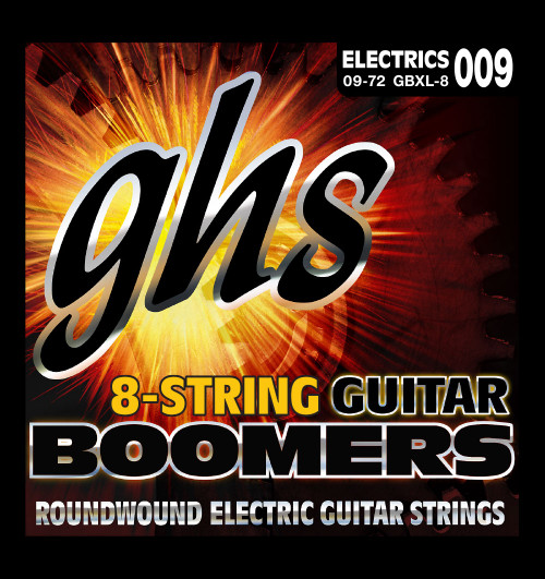 GHS Boomers 8-String Electric Guitar Strings GBXL-8 Extra Light 9-72