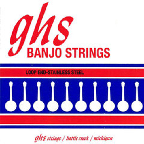 GHS 190 Stainless Steel Plectrum Banjo Strings, Light 11-26